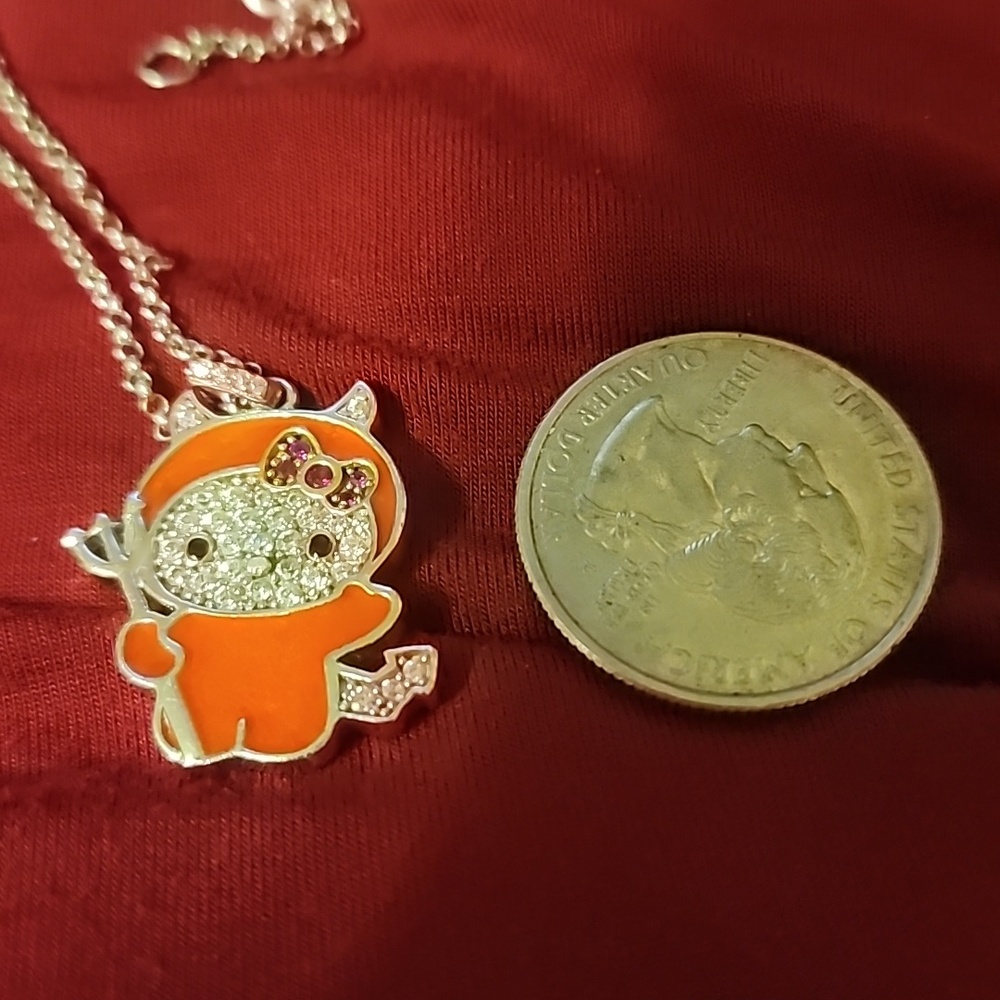 Hello Kitty Diamonique Necklace